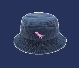 BUCKET HAT PRE LAVADO AZUL CLÁSICO