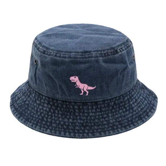 BUCKET HAT PRE LAVADO AZUL CLÁSICO