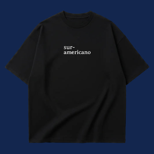 SUR AMERICANO BLACK OVERSIZE T SHIRT