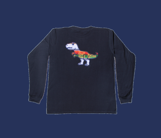 POLERA MANGA LARGA AZUL MARINO ALTO PERÚ